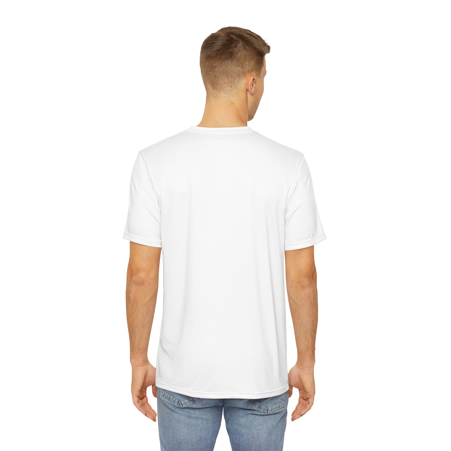 Polyester Tee - LET'S LIVE LIFE TO THE FULLEST Men's T-Shirt