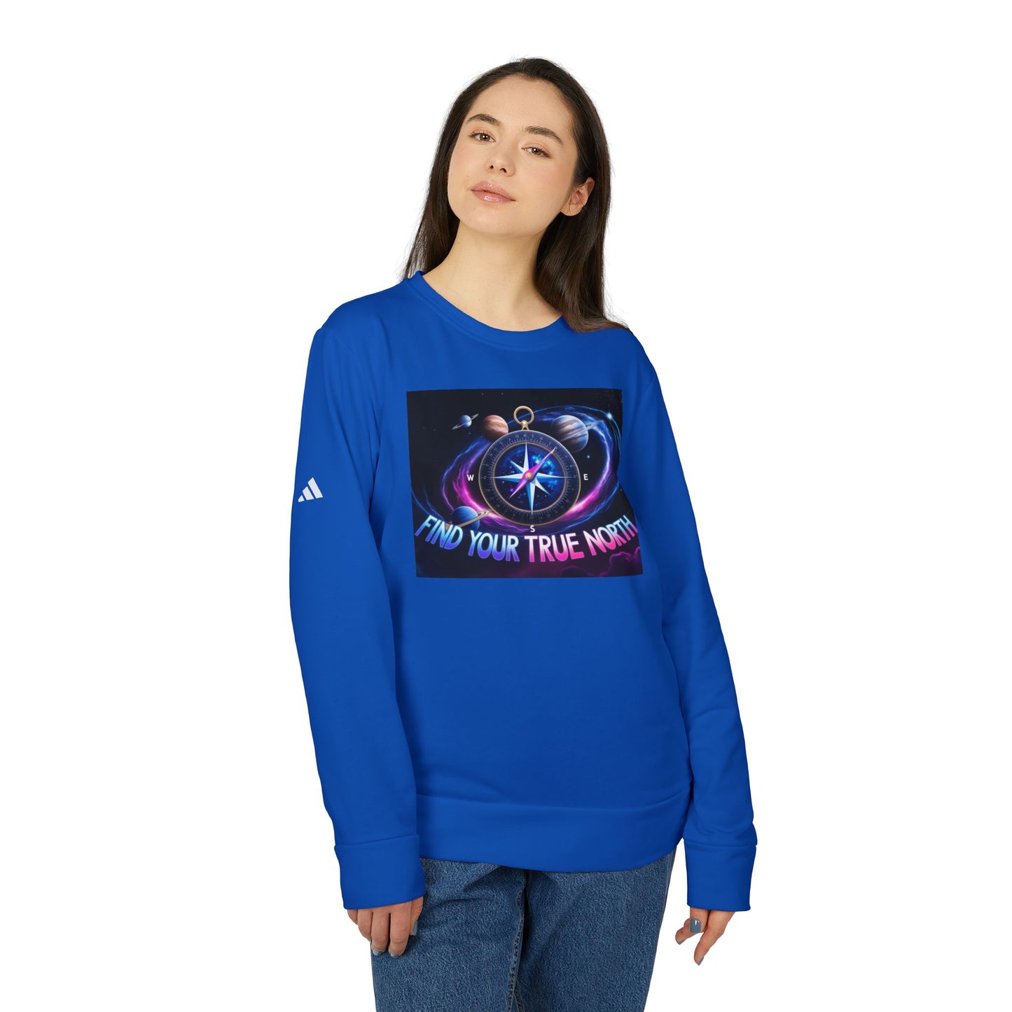 adidas Unisex Fleece Crewneck Sweatshirt